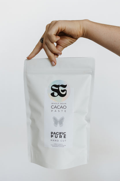 convenience of premium pre-shaved cacao – the easiest way to enjoy rich, ceremonial-grade cacao without the hassle of chopping. Our ready-to-use cacao flakes are made from ethically sourced cacao beans, ideal for your morning ritual, cacao ceremony, or daily wellness routine. Melt effortlessly for hot cacao drinks, blend into smoothies, or add to your plant-based recipes. Perfect for busy mornings, health-conscious consumers, and lovers of organic, minimally processed superfoods. Sustainably packaged, 